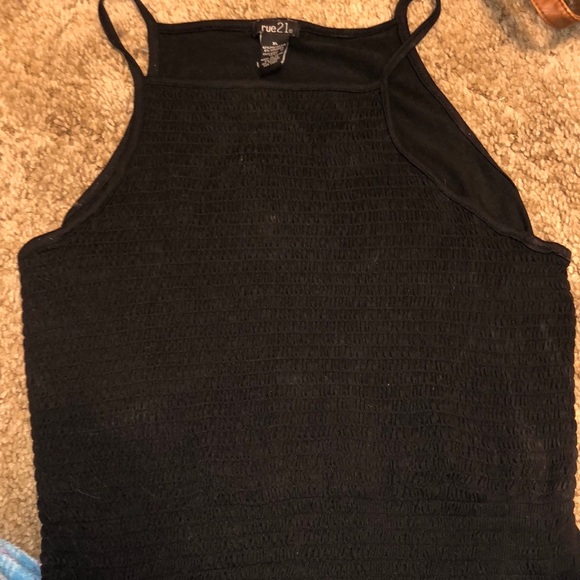 Tank top with ruffle - Picture 2 of 2